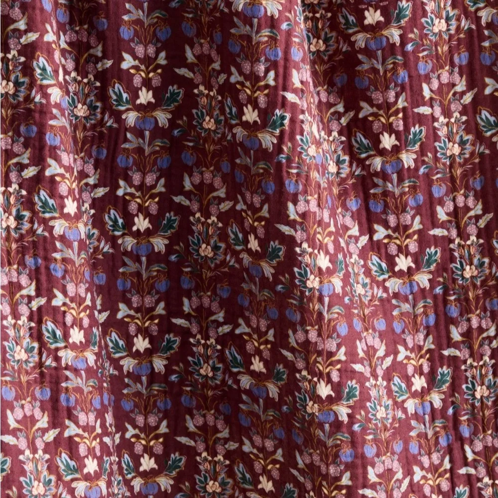 Anthropologie Cotton Sherpa throw blanket brand new - Picture 2 of 6